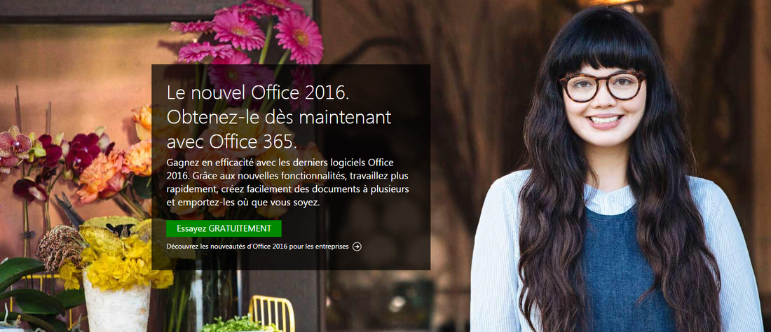 Version d'essai Office 365 Office 2016