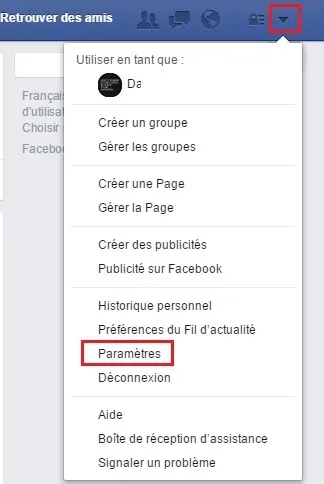 Modifier nom facebook iphone