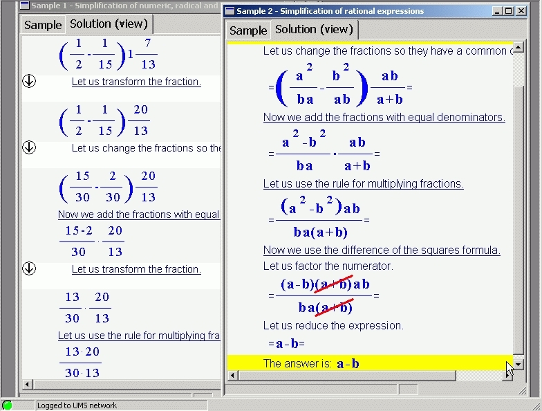 Opinie i recenzje o free universal algebra equation solver zalety i wady