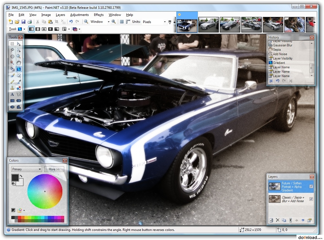 Paint.NET 4.0.7 Download | Télécharge | Éditeurs d'images