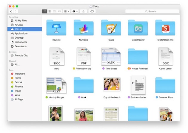 accéder à vos fichiers iCloud Driver