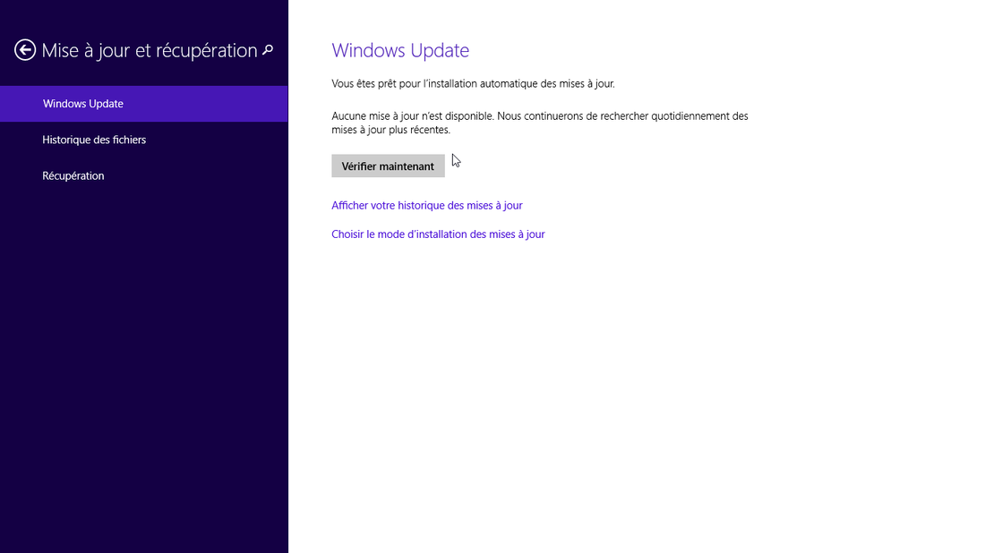 mettre a jour windows 8.0 8.1