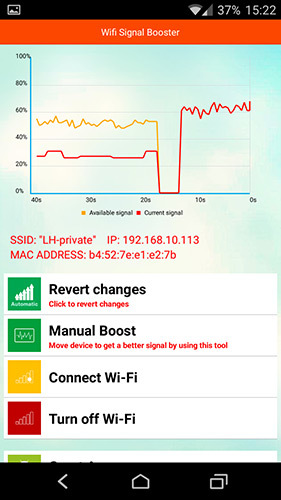 Boosting Wi-Fi signal on Android