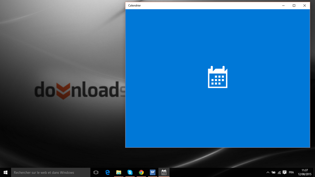 calendrier windows 10