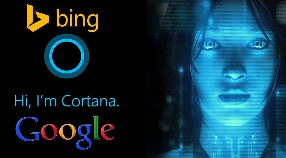 cortana bing vers google chrome