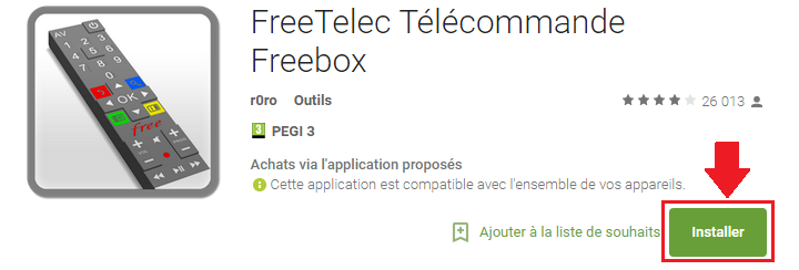 application freebox smartphone