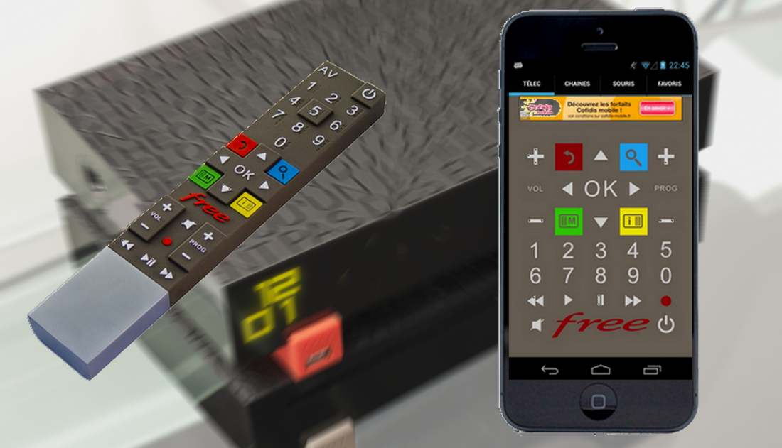 freebox telecommande sur smartphone