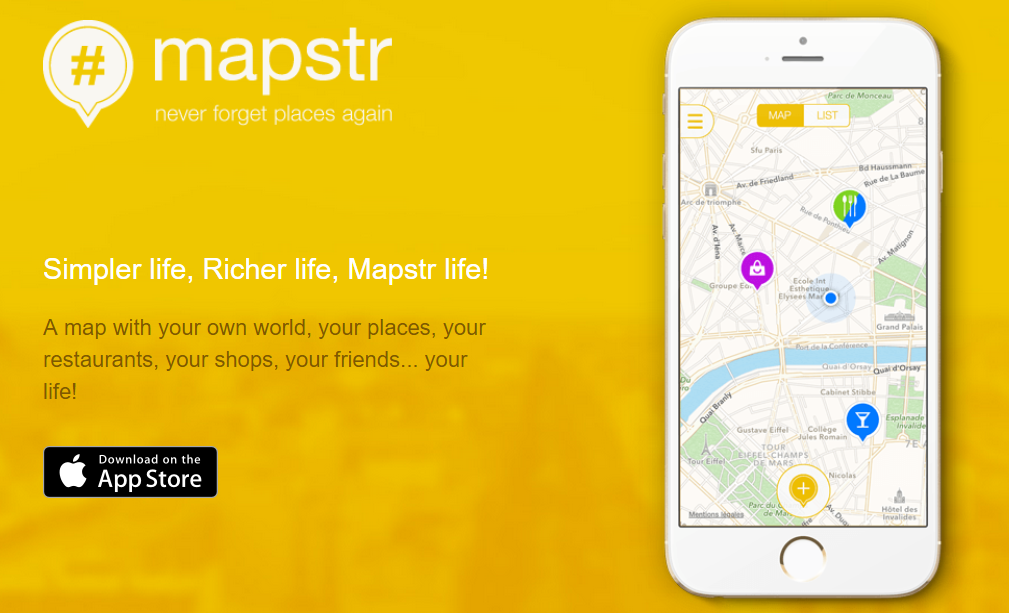 mapstr application