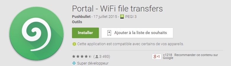 portal application installation