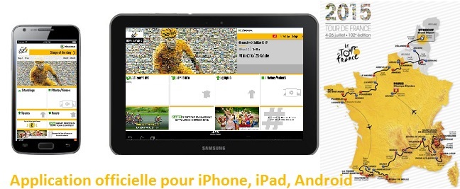 application officielle tour de france