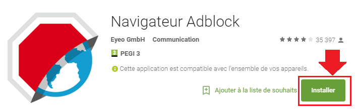 adblock pour smartphone