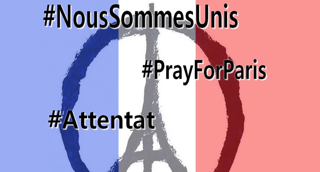 NousSommesUnis PrayForParis Attentat filtre Facebook drapeau français