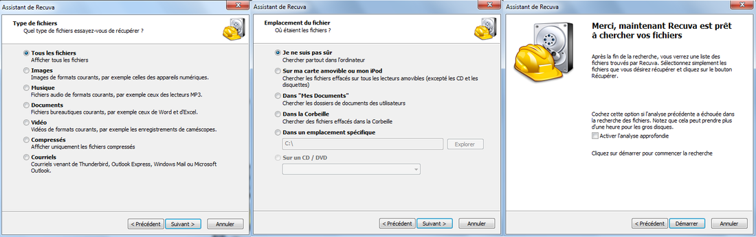 recuva logiciel pour windows gratuit