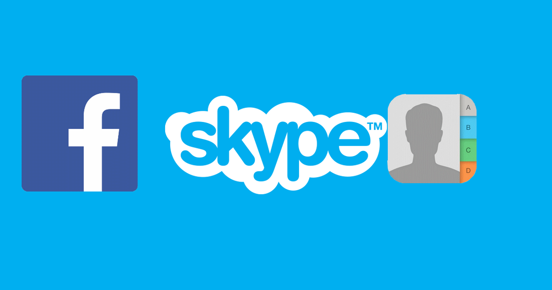 skype facebook contacts