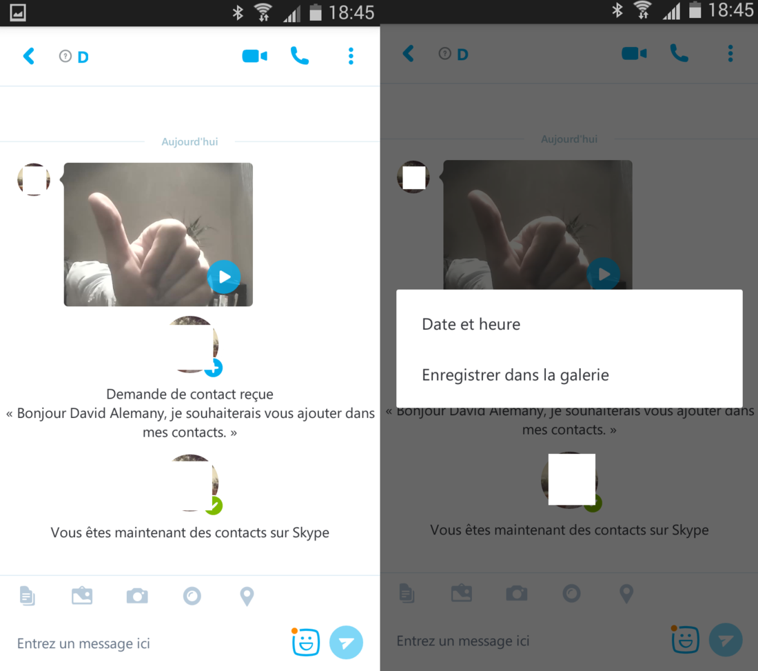 skype video enregistre sur votre smartphone tablette