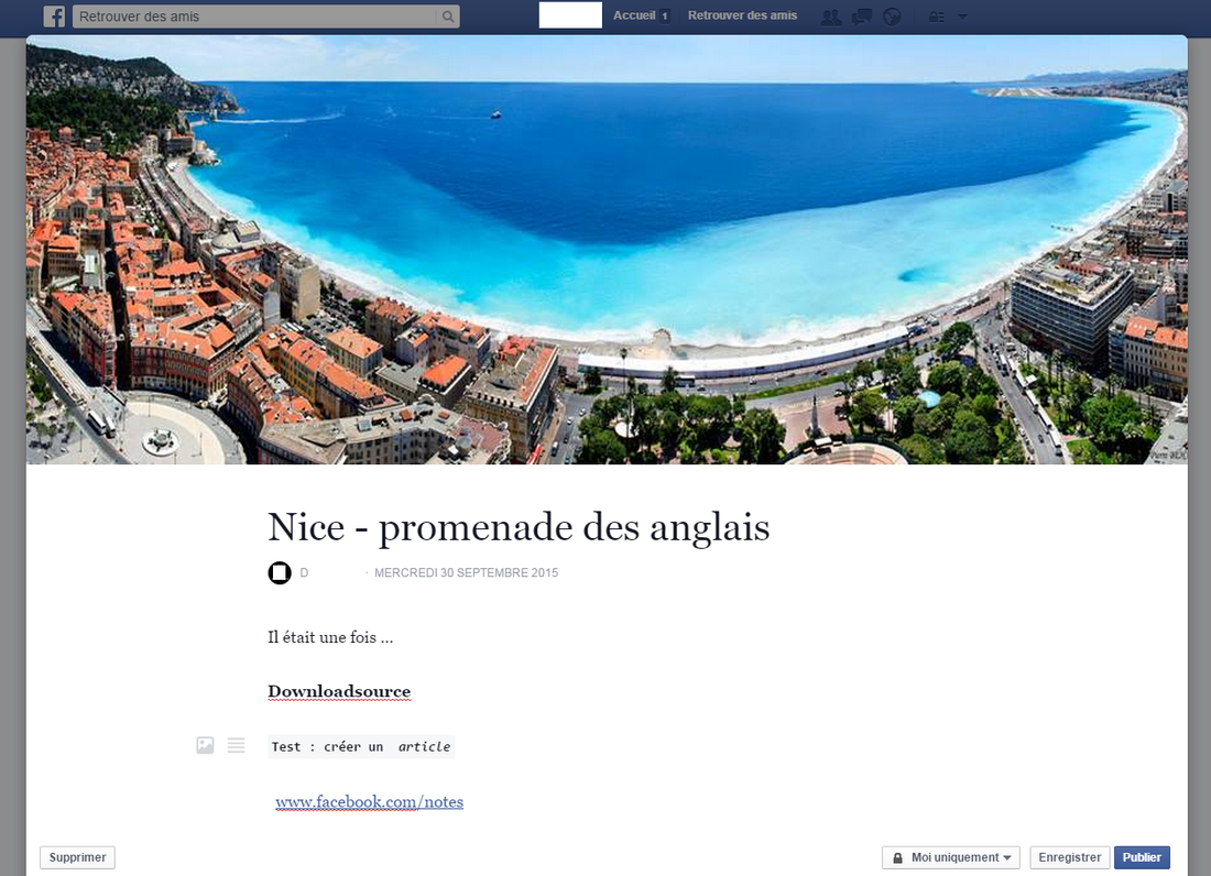 article facebook nouvelle fonctionnalité