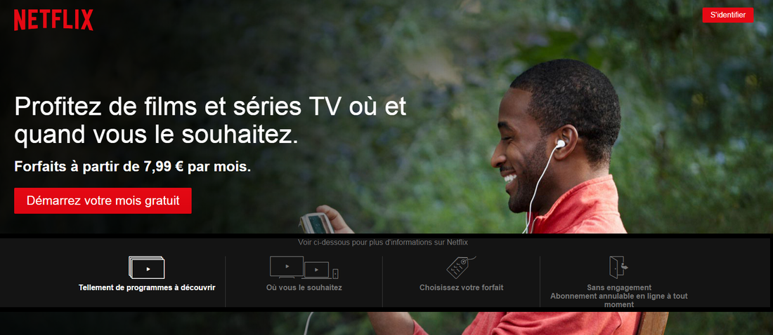 netflix france version d'essai gratuit