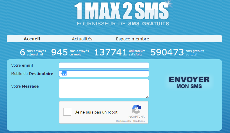 sms gratuit depuis internet 