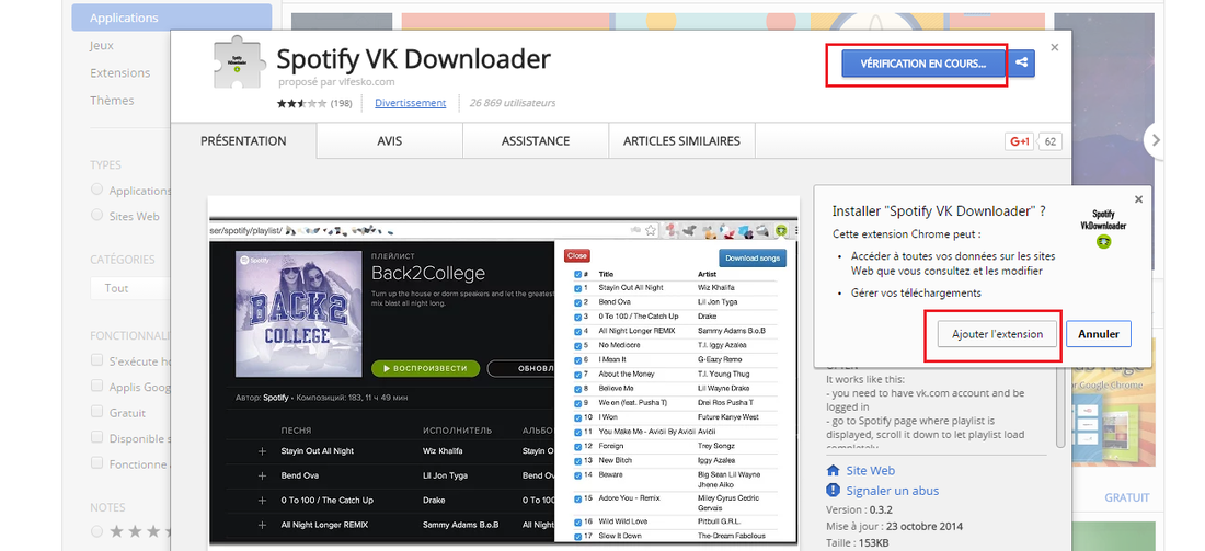 installation spotify vk downloader