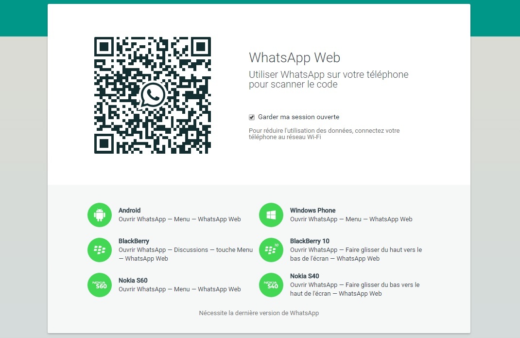 WhatsApp Web website