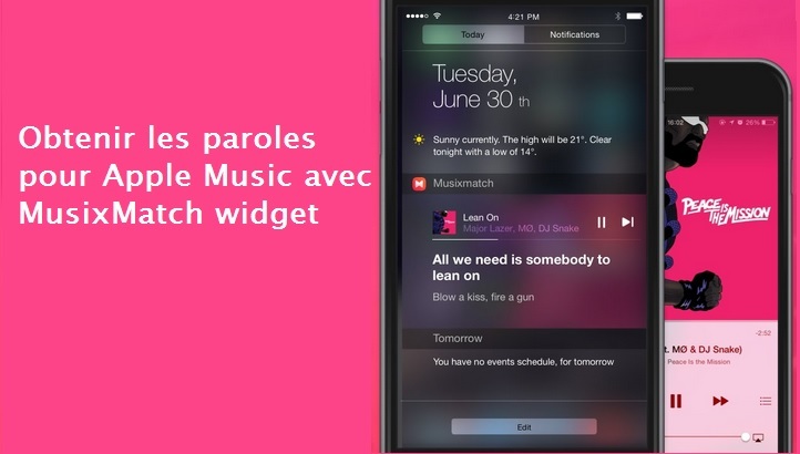 comment avoir les paroles de musique sur apple music